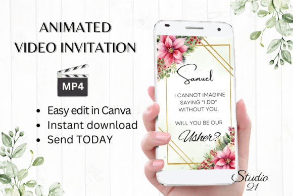 Christmas Usher Proposal W3194U: A Creative Solution for Digital Invitations