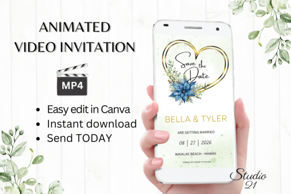 Modernize Your Moments: The Digital Save the Date Announcement W2218
